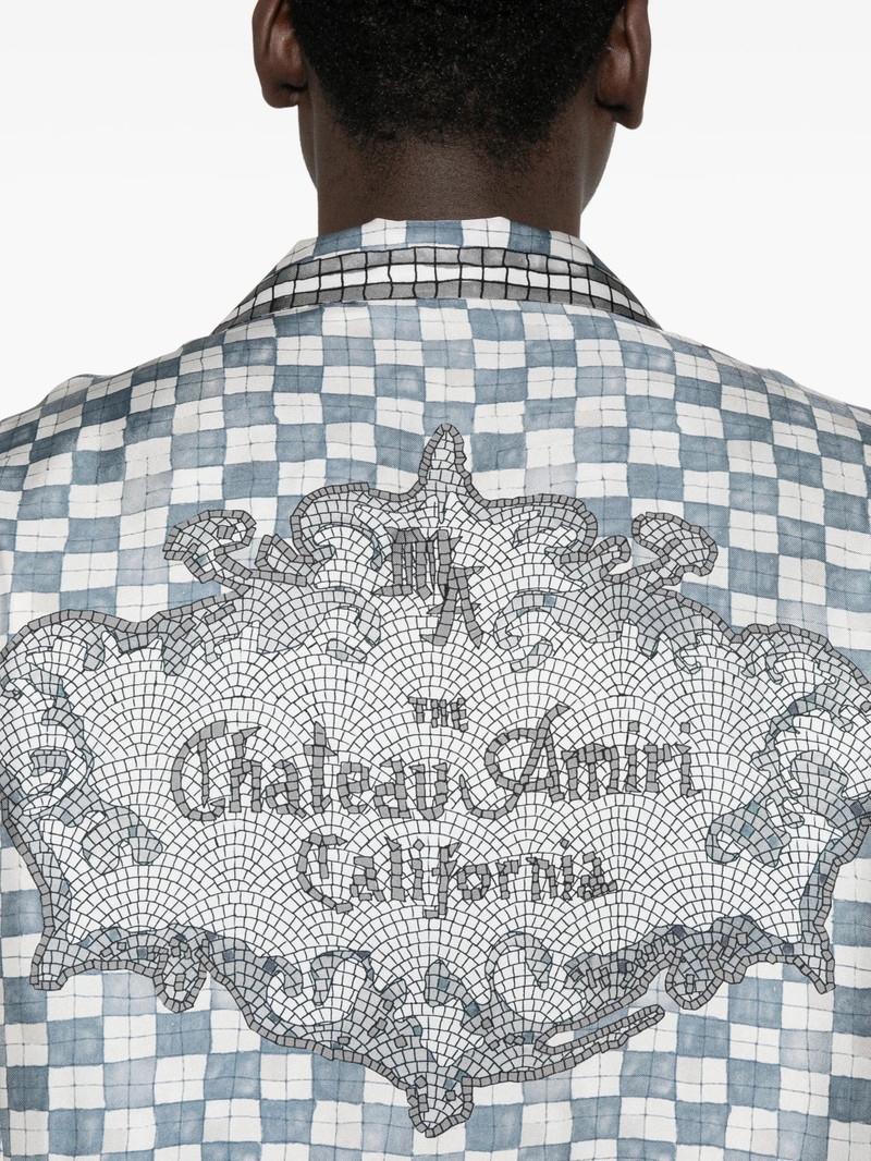 AMIRI Amiri MA Chequered Graphic Shirt outlook