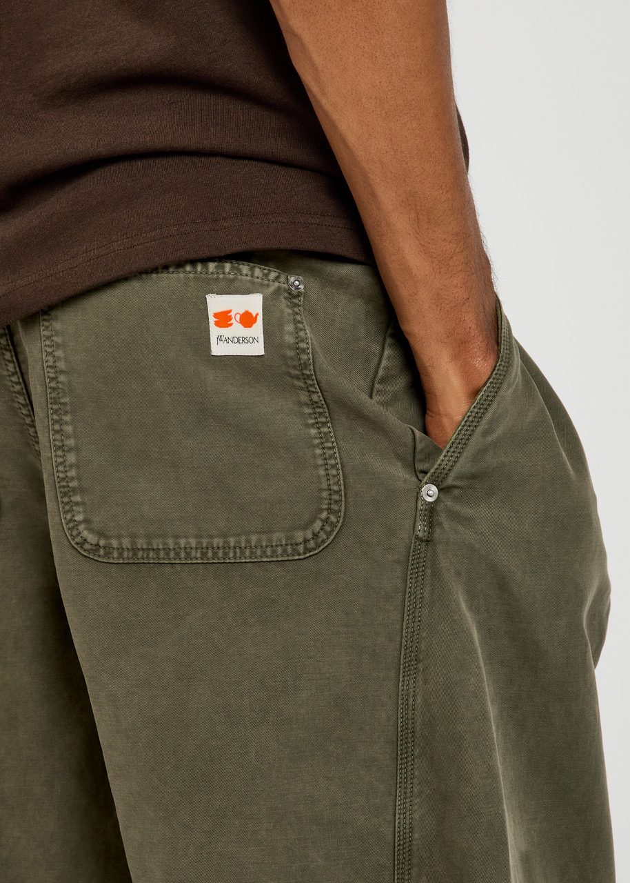 JW Anderson Twisted Seam Cotton Trousers - 5