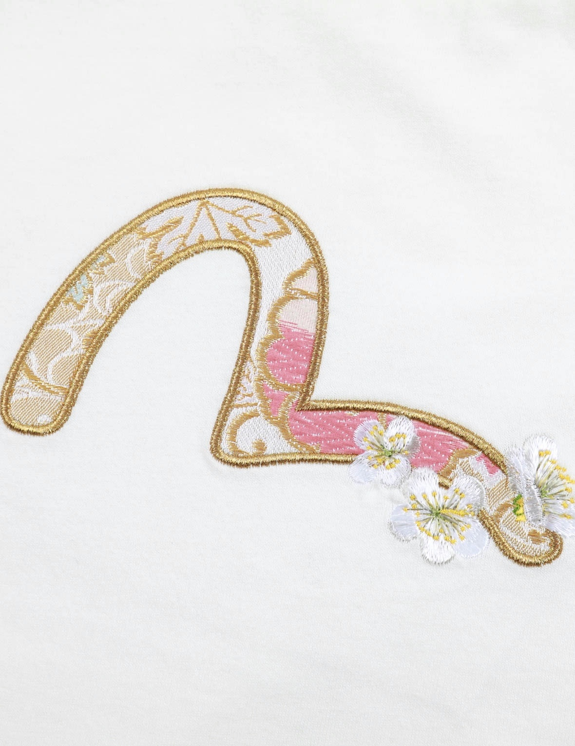 BROCADE SEAGULL APPLIQUÉ T-SHIRT - 7