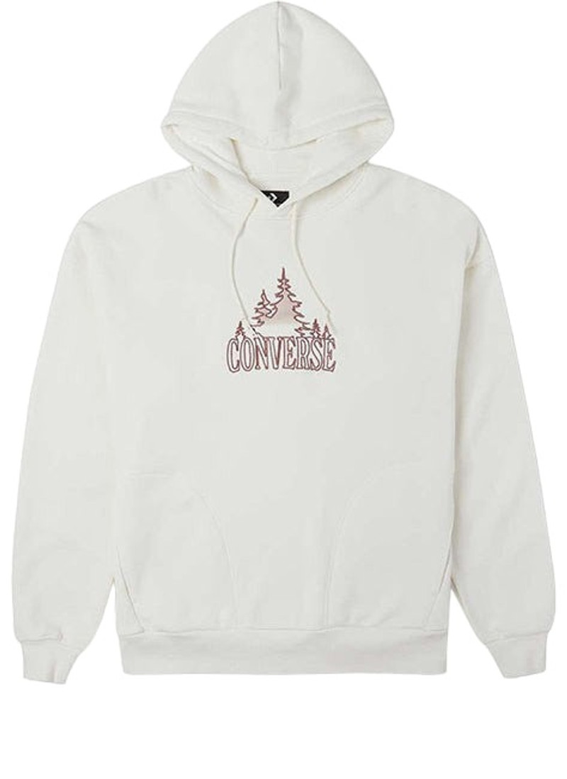 (WMNS) Converse Chuck Taylor Hoodie 'White' 10025035-A01 - 1