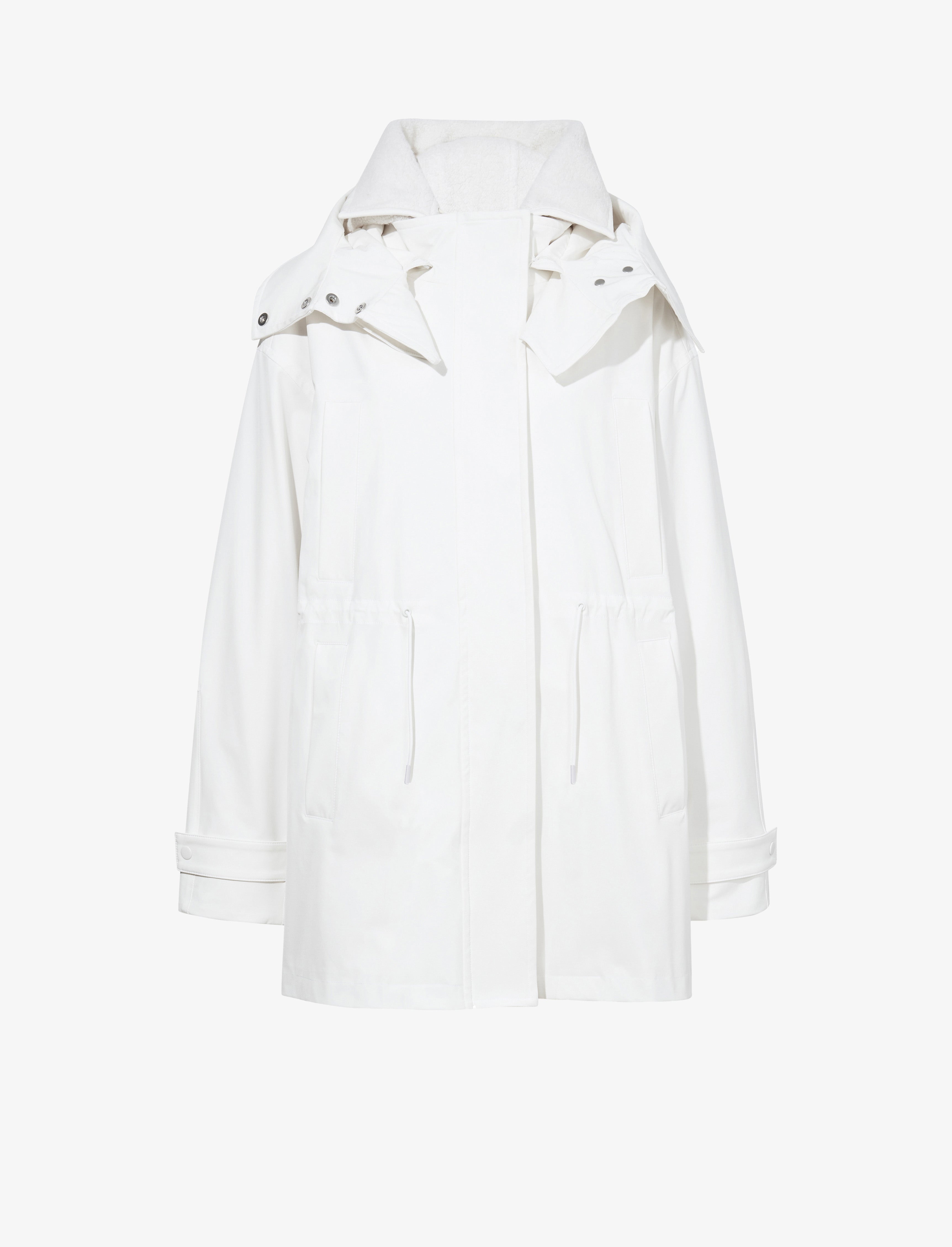 Wilder Coat in Stretch Nylon with Fleece Lining - 1