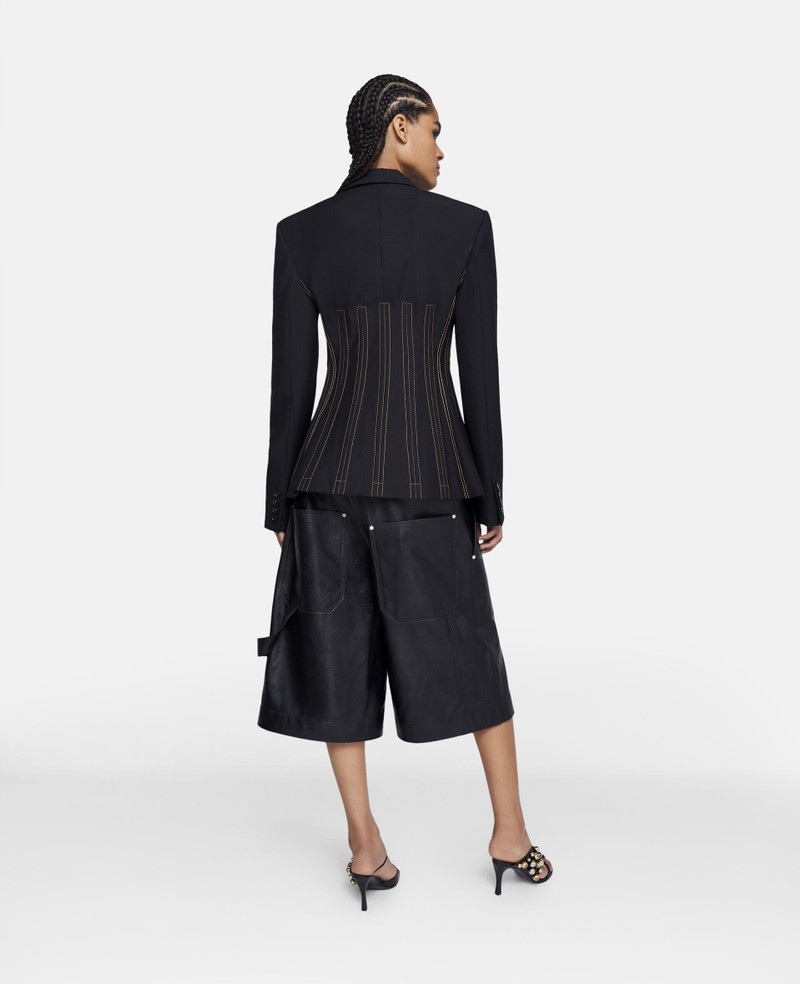 Stella McCartney Contrast Stitch Corset Blazer outlook
