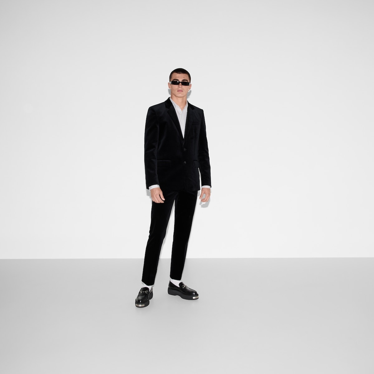 Stretch velvet tuxedo - 3