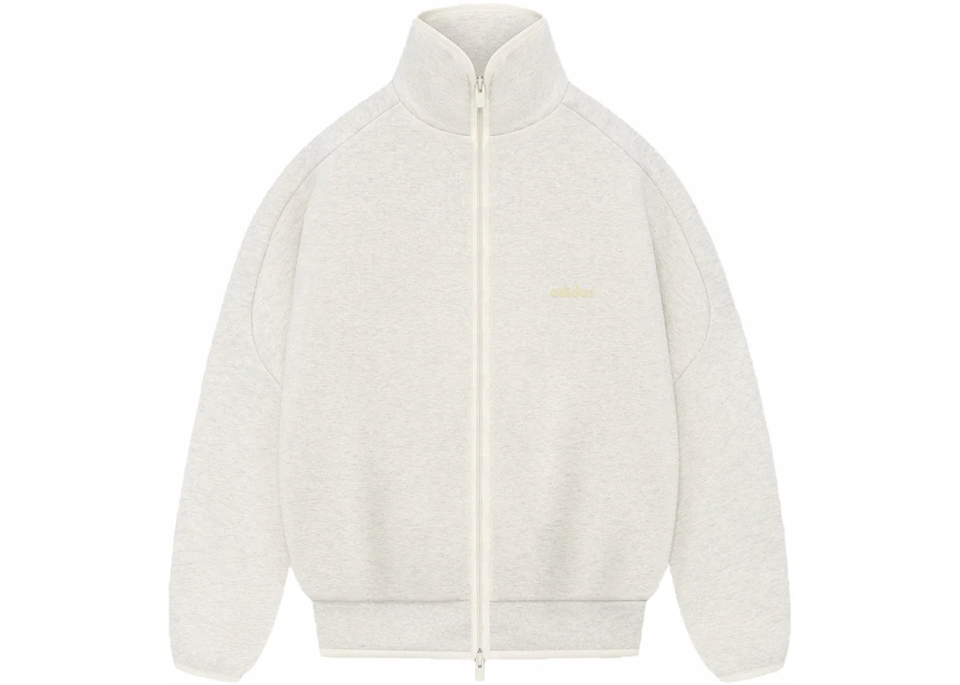 Fear of God Athletics Heavy Fleece Track Jacket Oatmeal Heather - 1