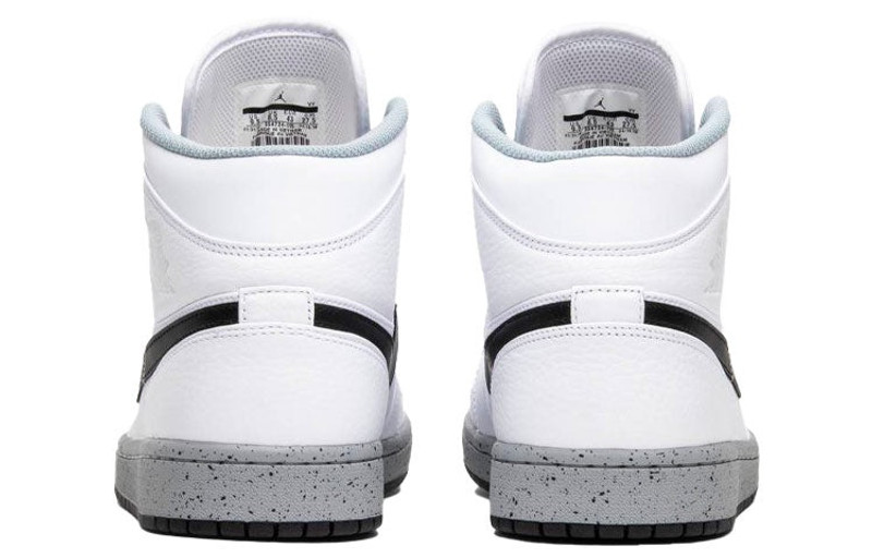 Jordan Air Jordan 1 Mid 'White Cement' 554724-115 outlook