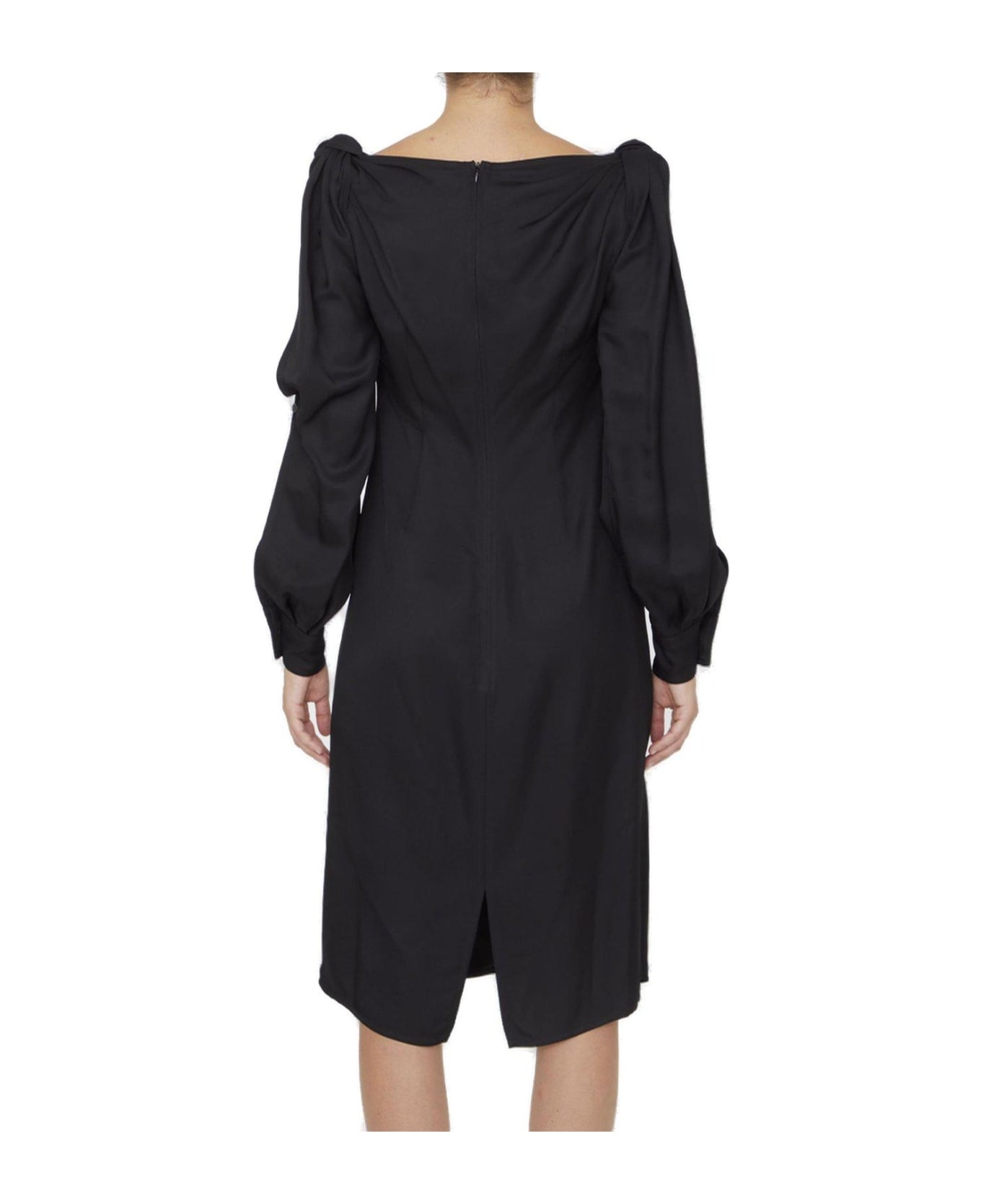 Viscose Midi Dress - 2