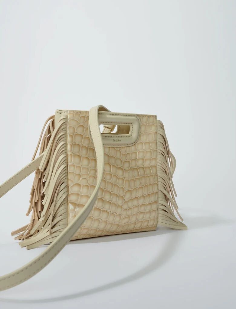 Mock croc leather mini M bag - 2