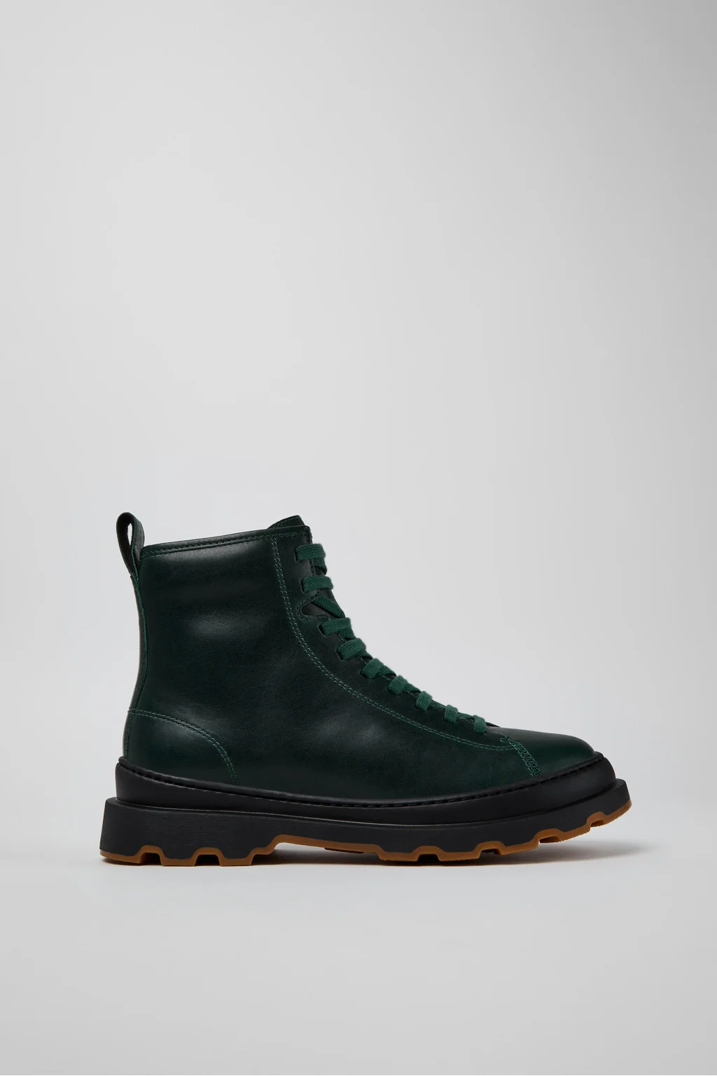 Brutus+ Green Leather Mid Boots for Women. - 1
