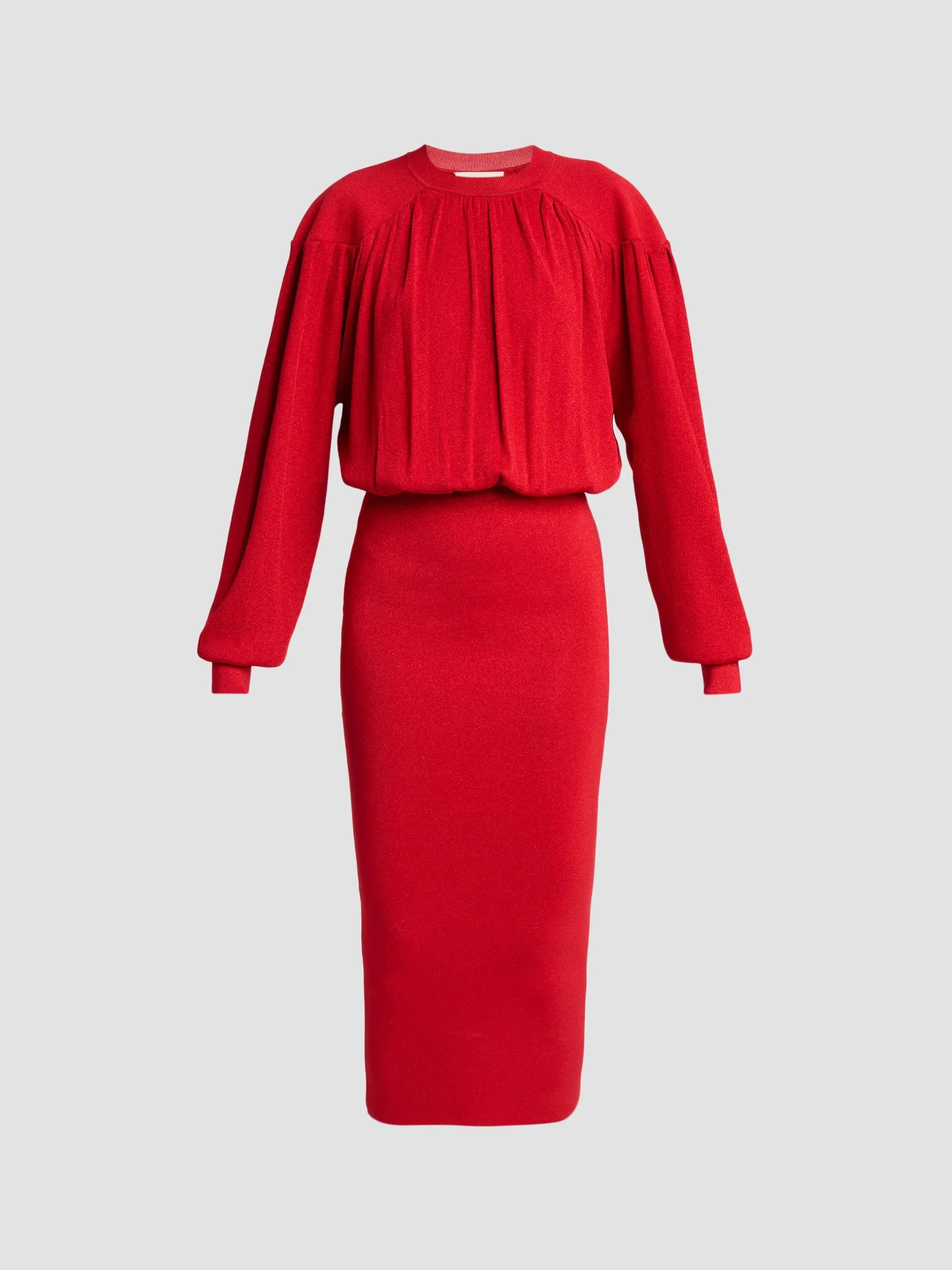Women's Aliza Midi Dress - Deep Red - 1