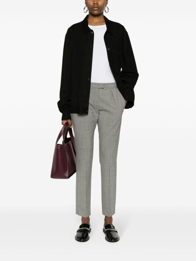 Isabel Marant houndstooth cigarette trousers outlook