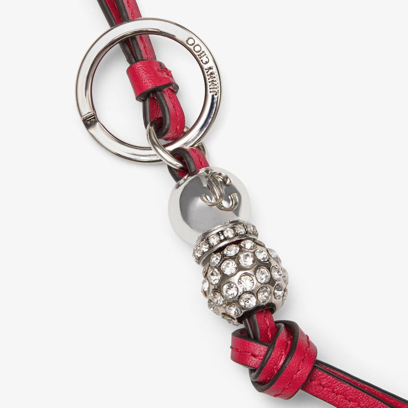 JIMMY CHOO Spheres Charm
Ruby Red Leather Bag Charm outlook