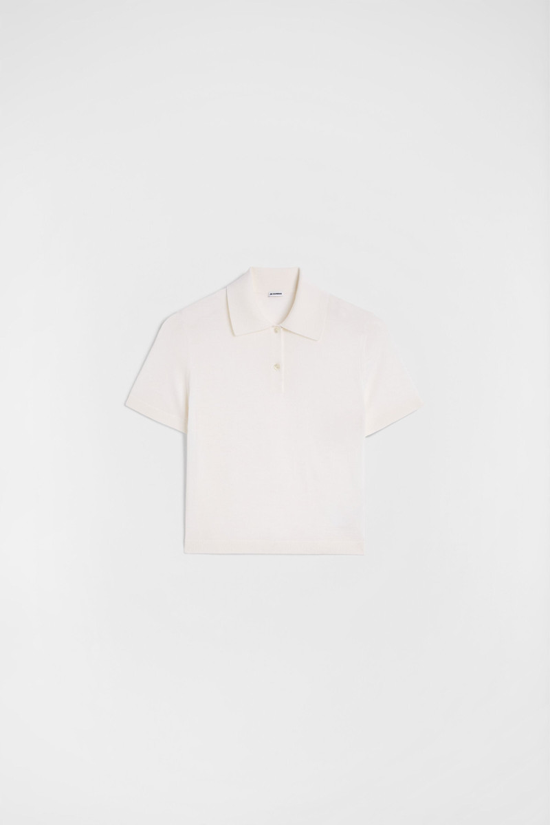 Wool Knit Polo T-Shirt 1