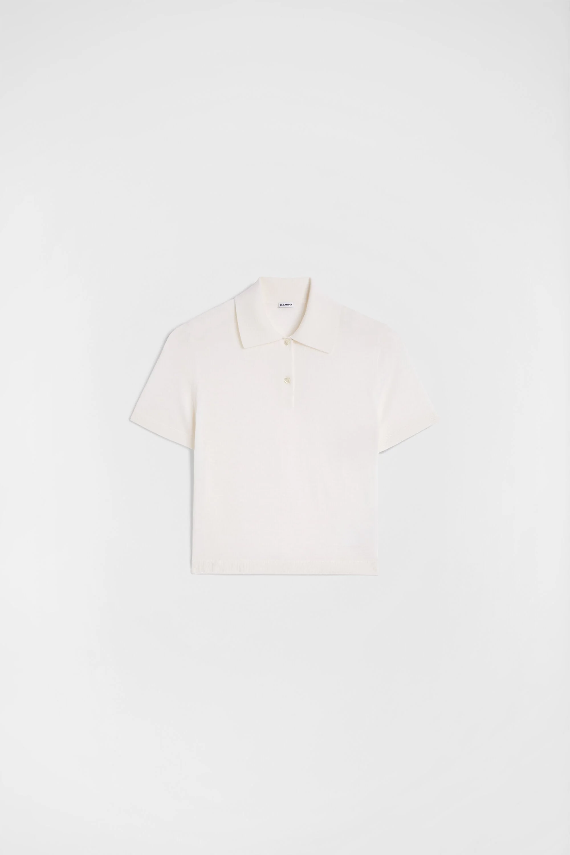 Wool Knit Polo T-Shirt - 1