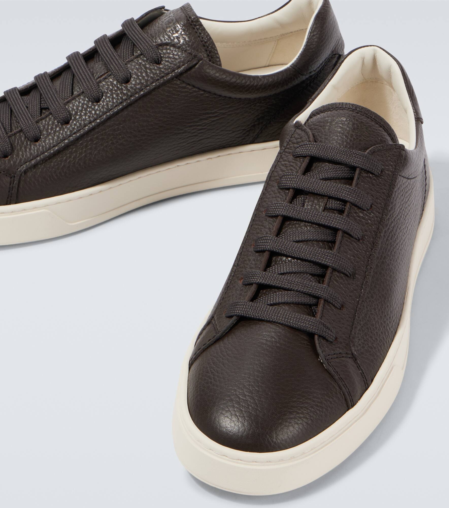 Leather sneakers - 3