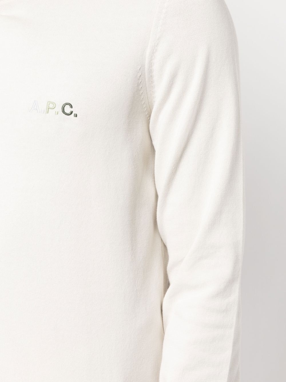 logo-embroidered jumper - 5