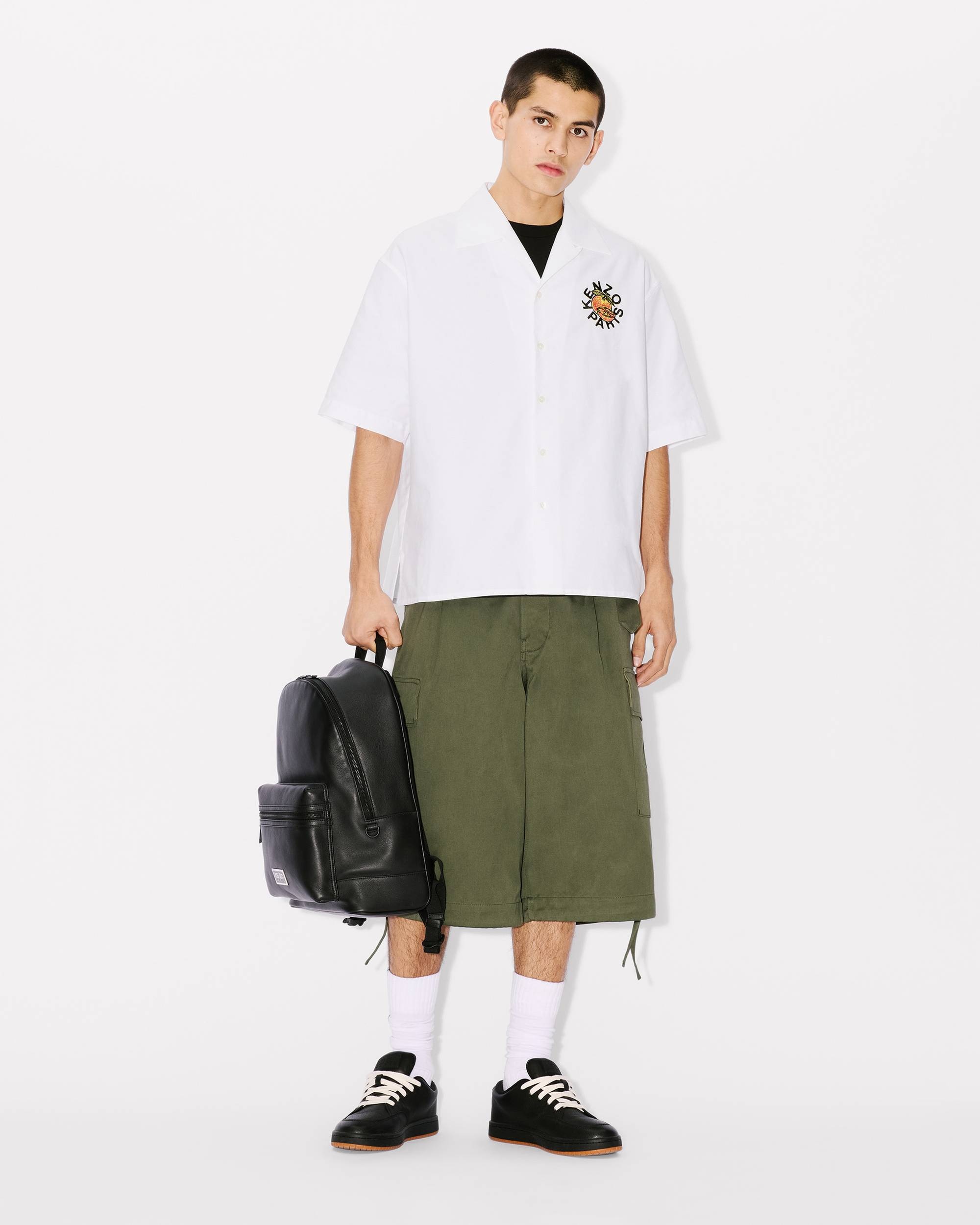 'KENZO Orange' hawaiian shirt - 6