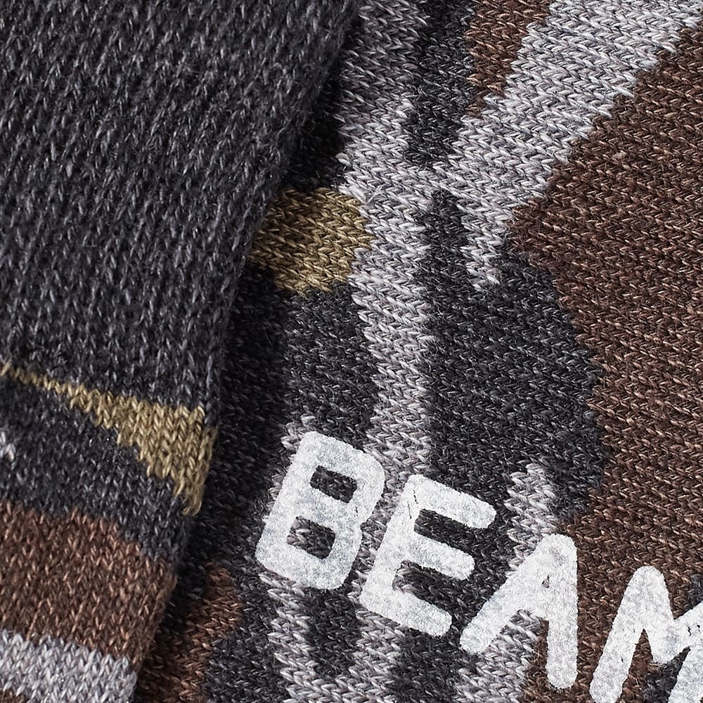 Beams Plus Mélange Camo Sock - 2