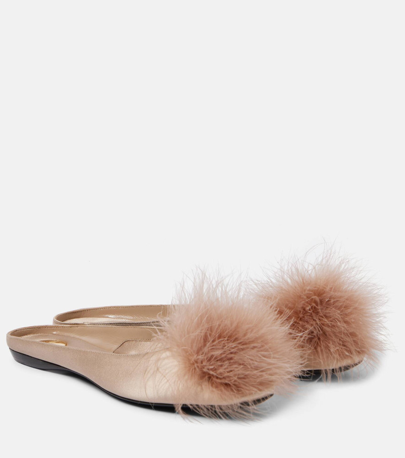 Lido satin ballet flats - 1