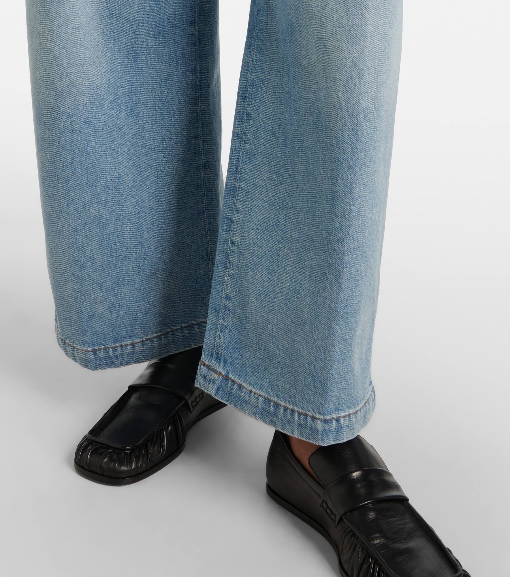 Cara twill cropped wide-leg pants - 5