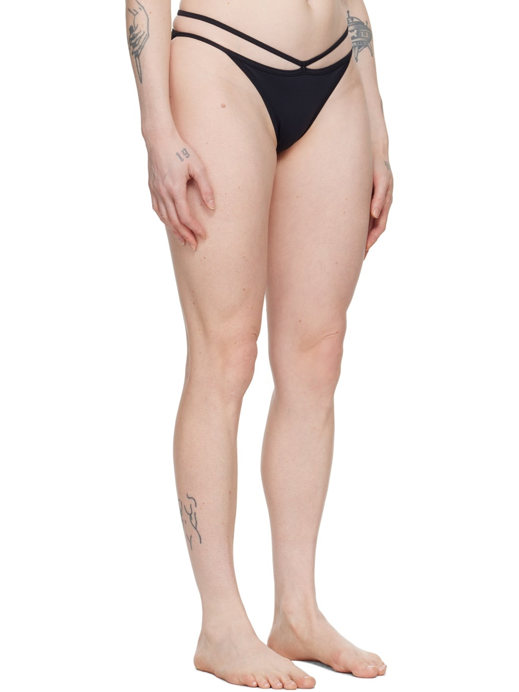 Black Nida Bikini Bottom - 2