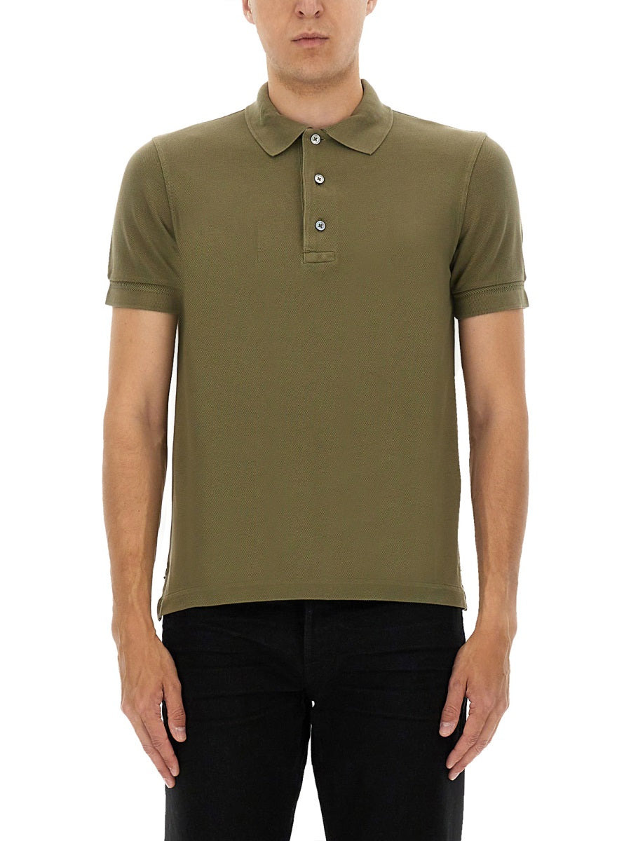 Tom Ford Men Pique Polo. - 3