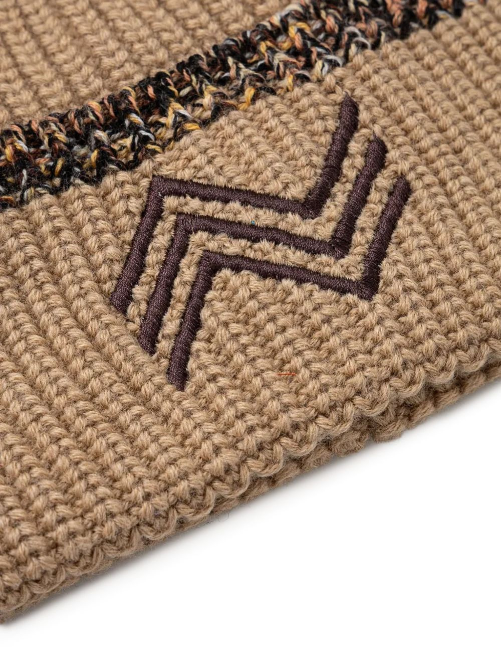 ribbed wool beanie - 2