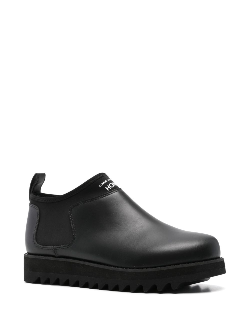 logo-print boots - 2