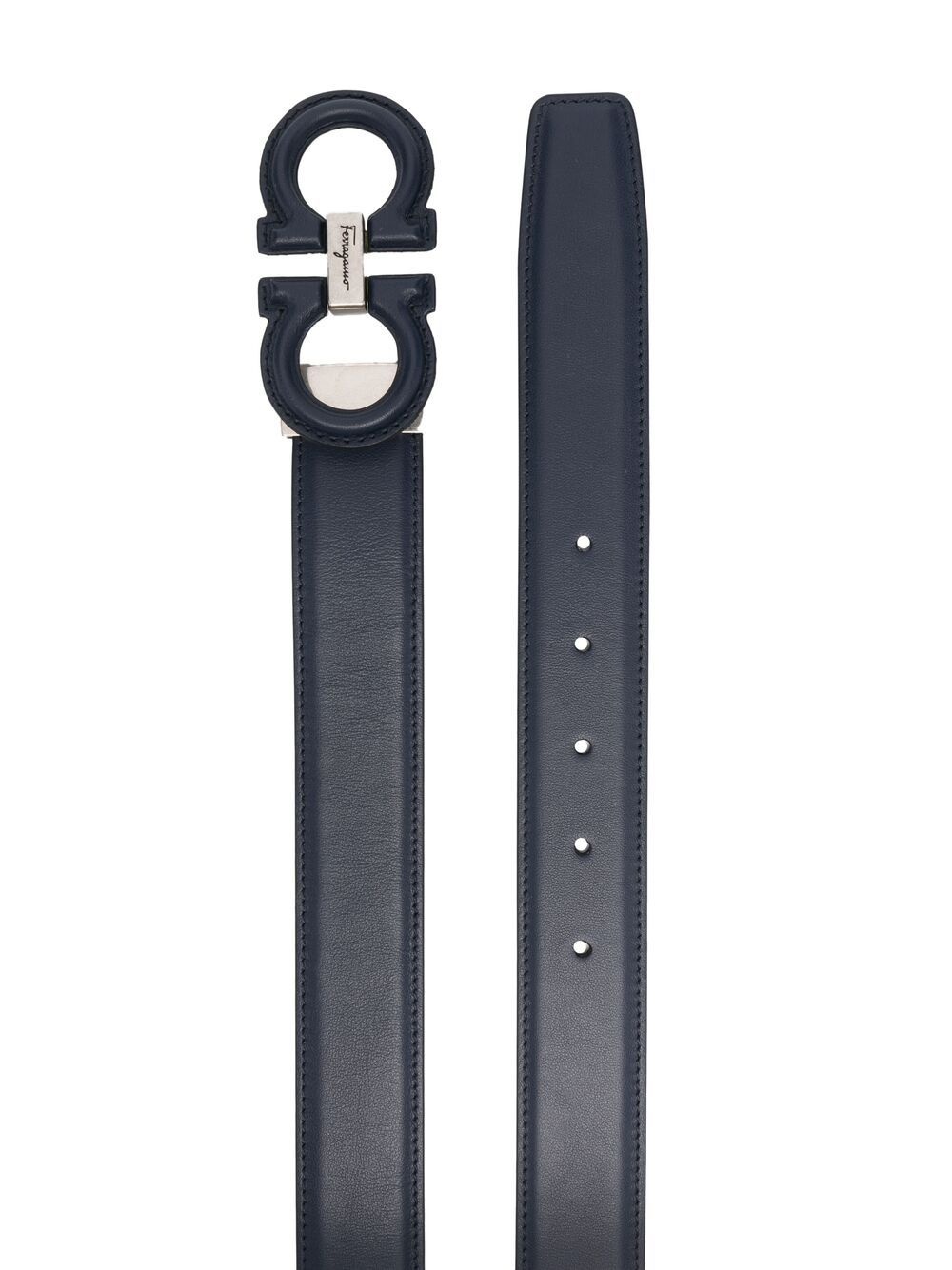 Gancini-plaque buckle belt - 2