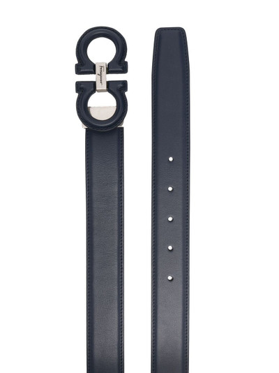 Salvatore Ferragamo Gancini-plaque buckle belt outlook