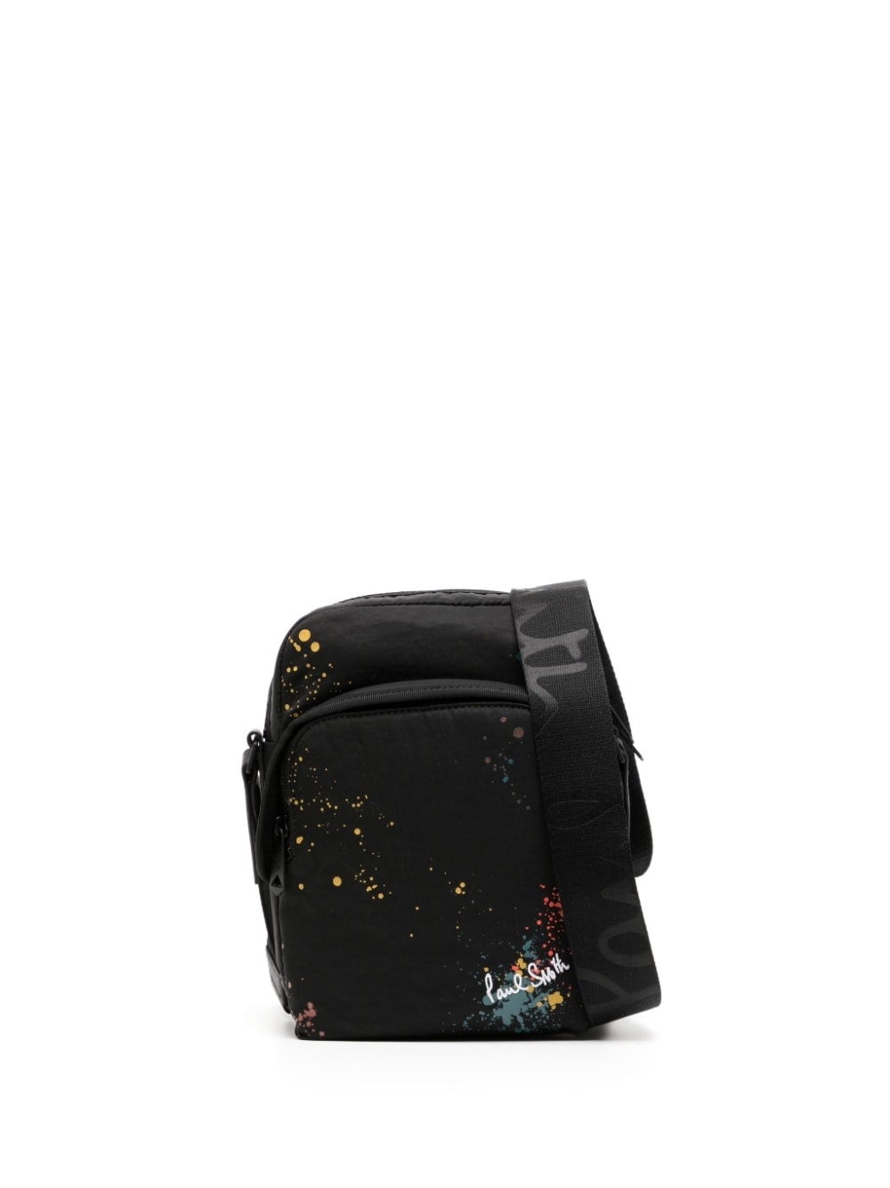 paint-splatter crossbody bag - 1