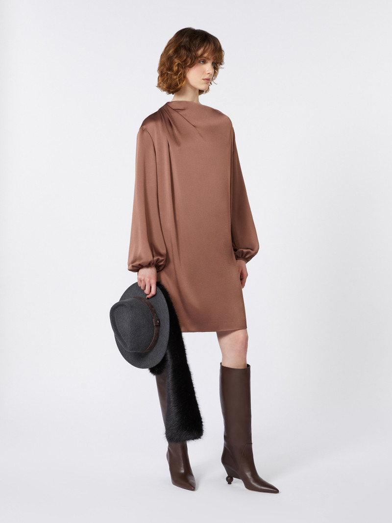 WEEKEND Max Mara CABINA1234 Minidress in shiny envers satin outlook