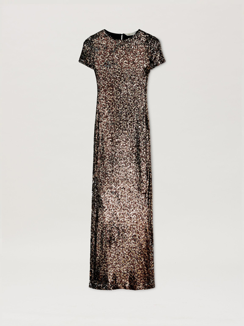 Open Back Sequins Dress 1