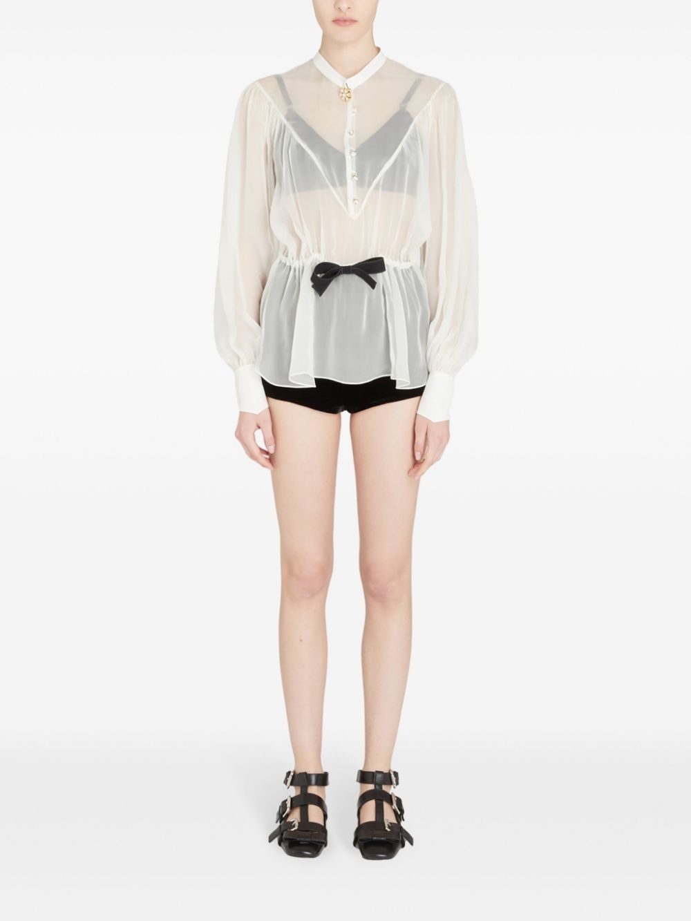 silk blouse - 2
