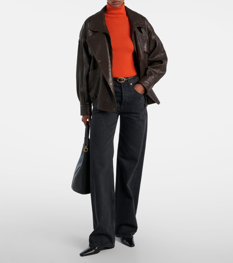SAINT LAURENT Wool, cashmere, and silk sweater outlook