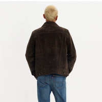 Levi's VINTAGE FAUX COW SUEDE TRUCKER JACKET | REVERSIBLE