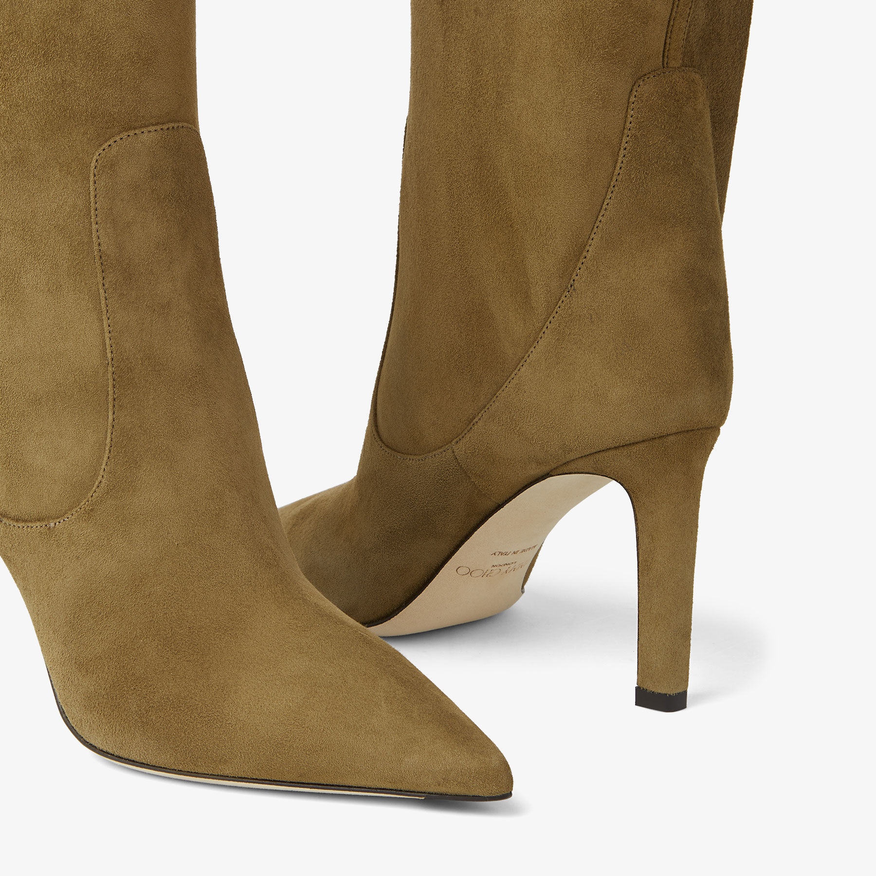 Mavis 85
Caper Green Suede Ankle Boots - 4