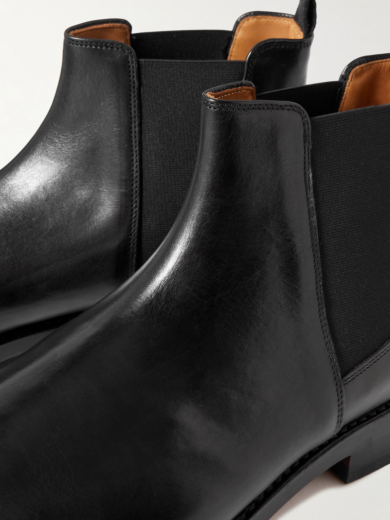 Declan Leather Chelsea Boots Black - 5