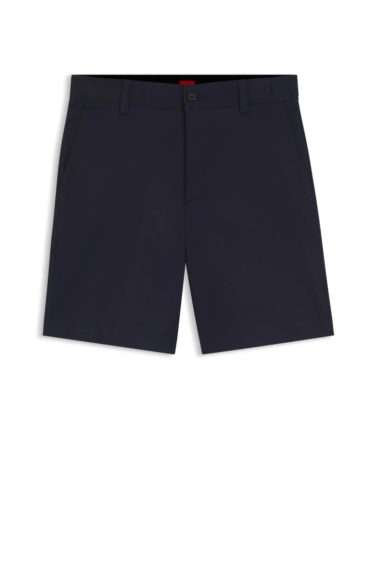 SLIM-FIT SHORTS IN MERCERIZED STRETCH COTTON - 1
