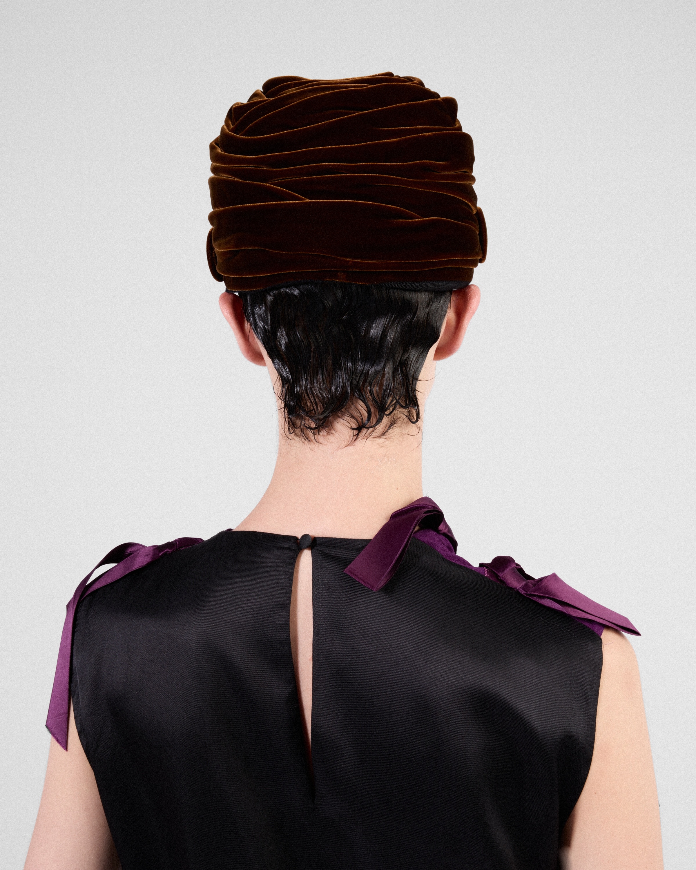 【プラダ・PRADA】Sable dress with bows Prada Bow Sable A-Line Mini Dress - Bergdorf Goodman