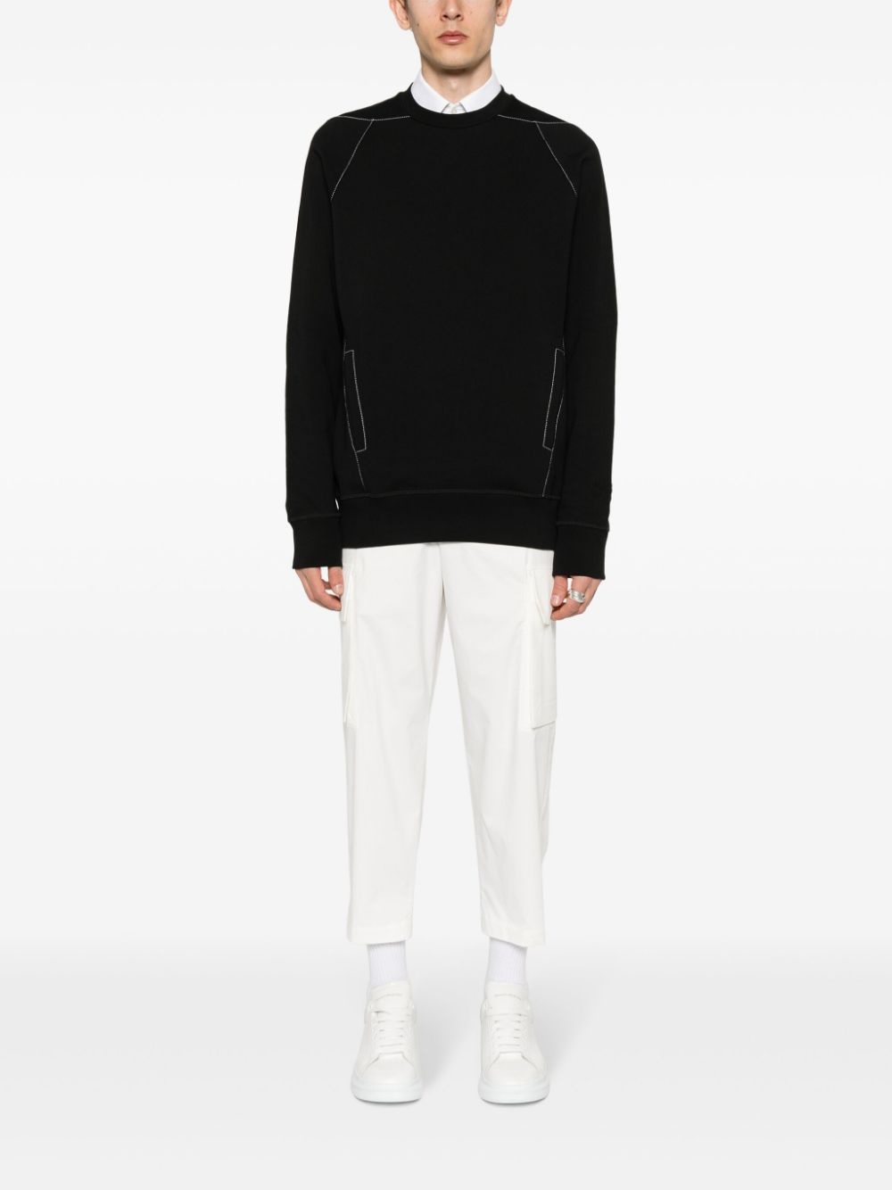 COTTON JERSEY SWEATSHIRT - 2