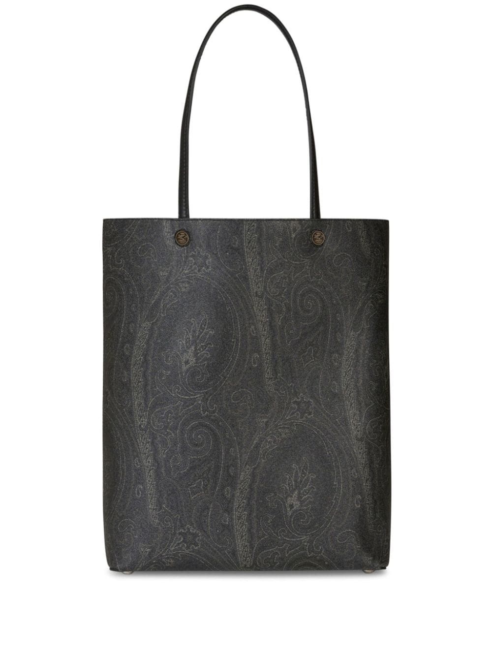 paisley-print open-top tote bag - 1