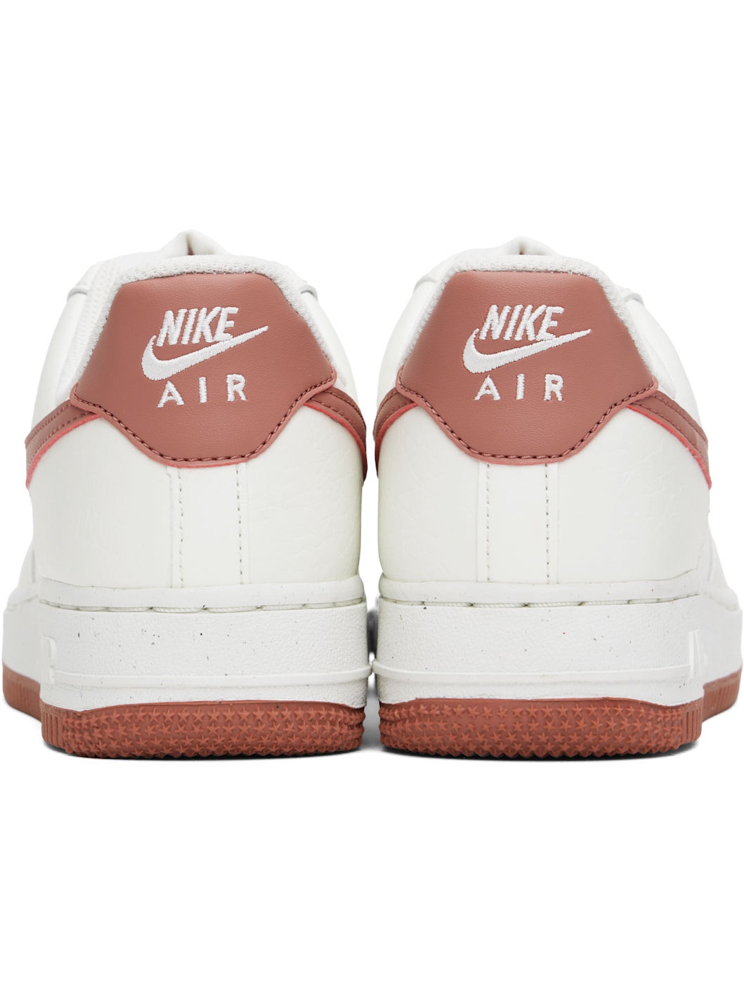 White & Pink Air Force 1 '07 Sneakers - 2
