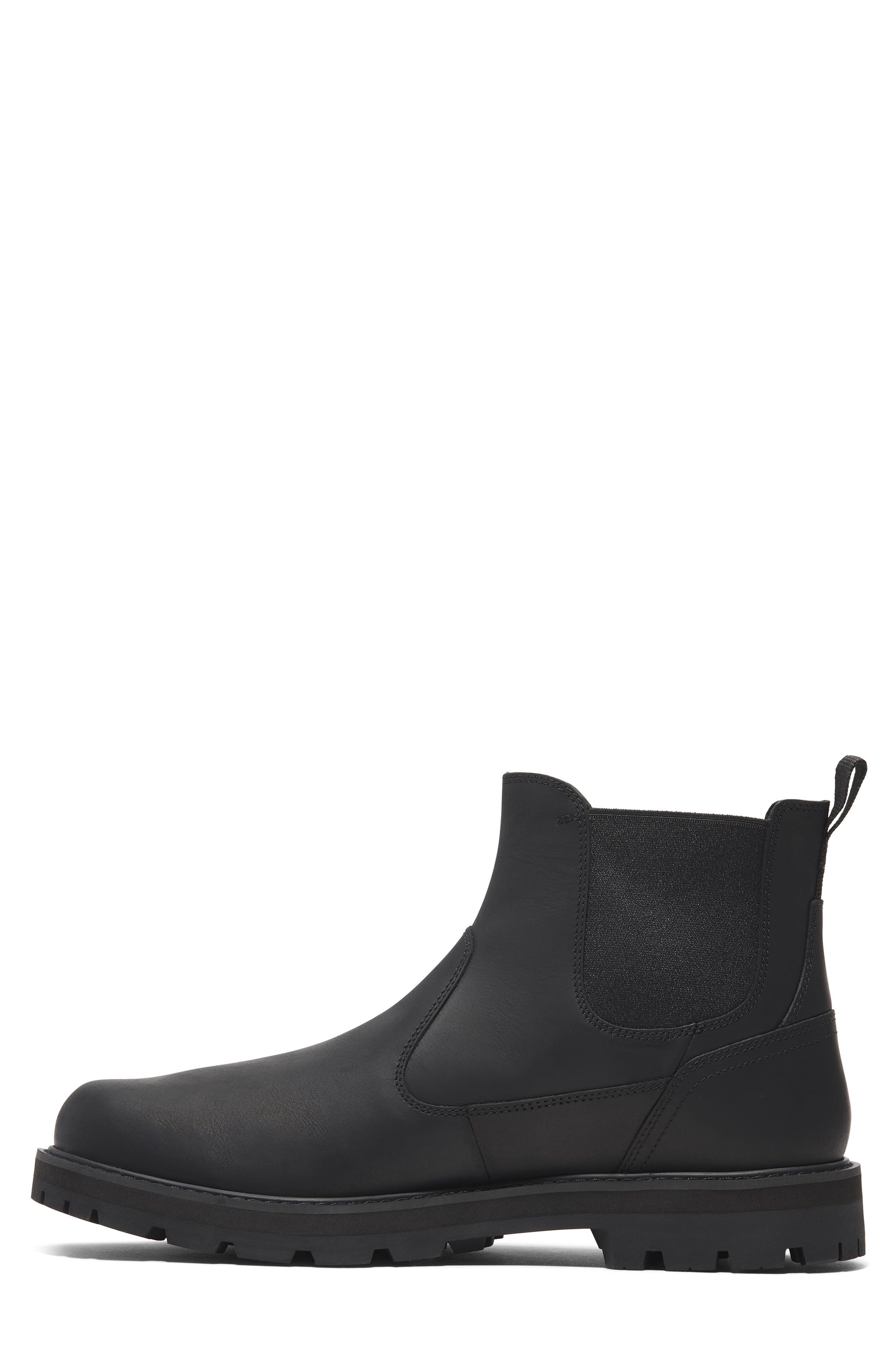 Timberland Britton Road Mid Chelsea Boot in Black Full Grain at Nordstrom - 8