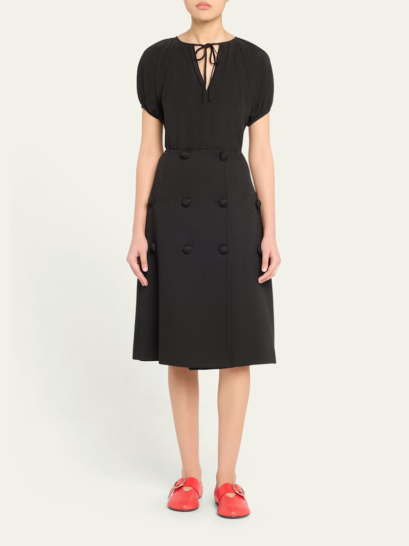 Jil Sander Soft Leather Mary Jane Ballerina Flats outlook