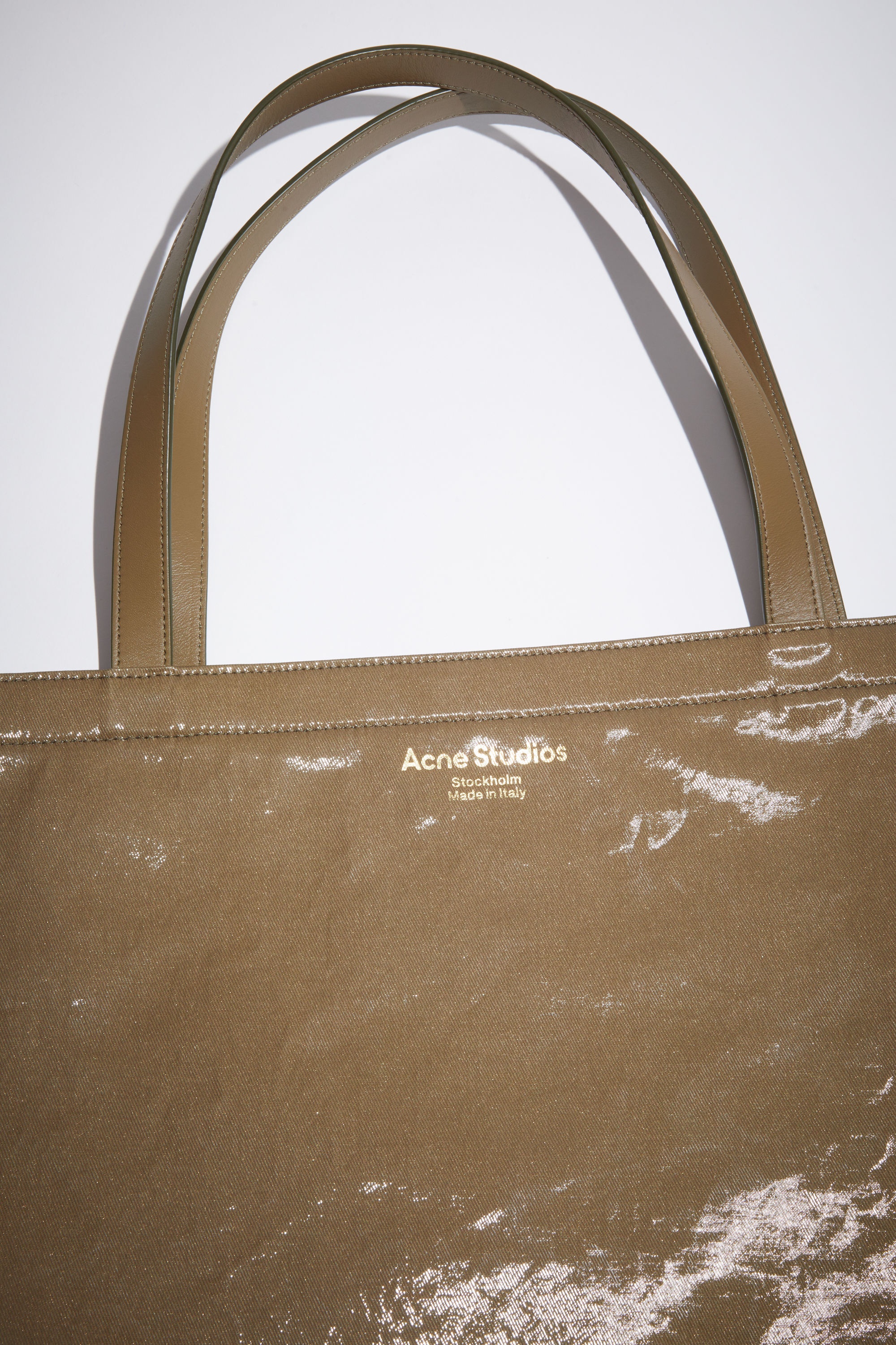 Oilcloth tote - Hunter green - 6