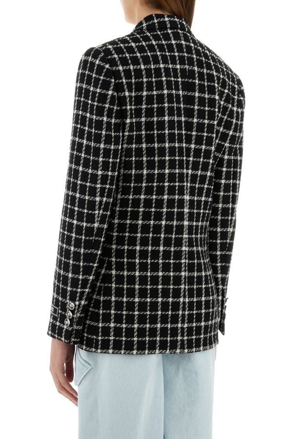 ジャケット VERSACE Embroidered Tweed Blazer VERSACE Embroidered tweed blazer | gebnegozionline | REVERSIBLE