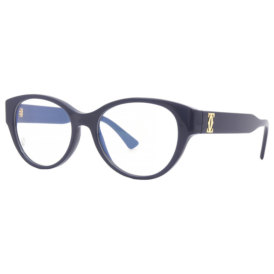 Cartier Demo Cat Eye Ladies Eyeglasses CT0315O 004 53 - 3