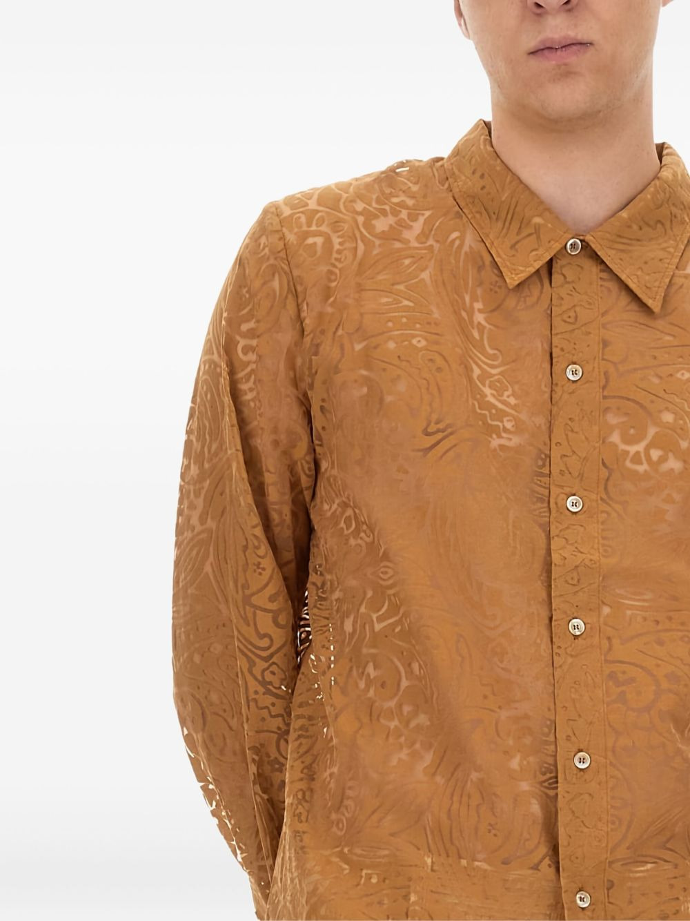 Maui lace-detail shirt - 4