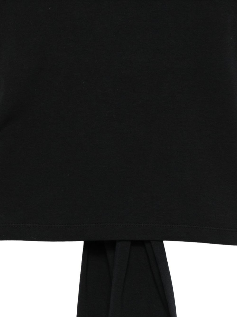 cut-out tie-back T-shirt 3