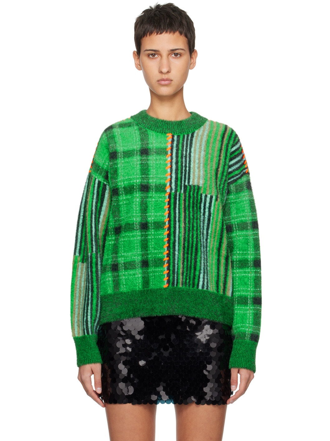 Green Calder Sweater - 1